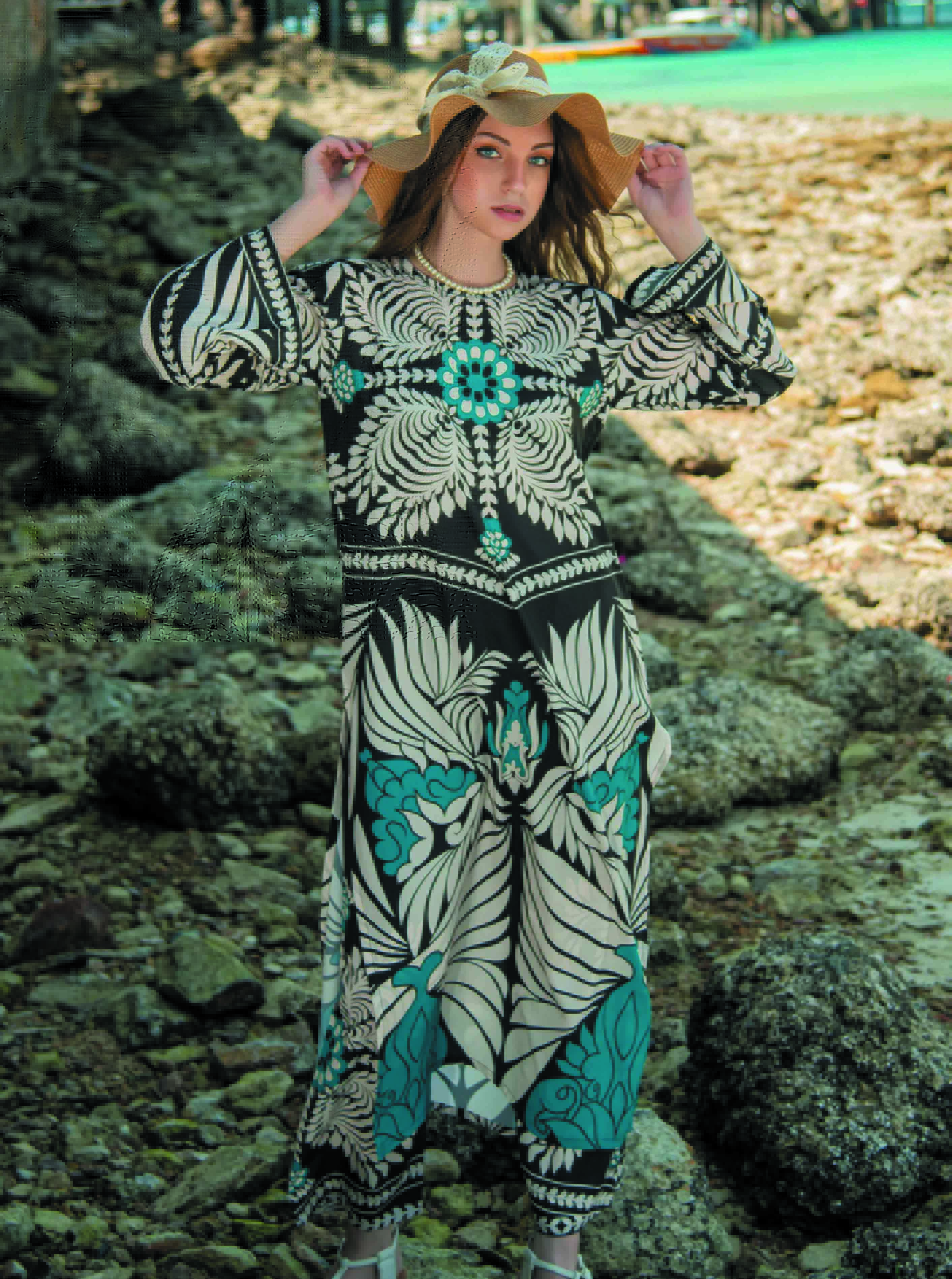 Unstitched 2pcs Digital Printed Set - UN-815
