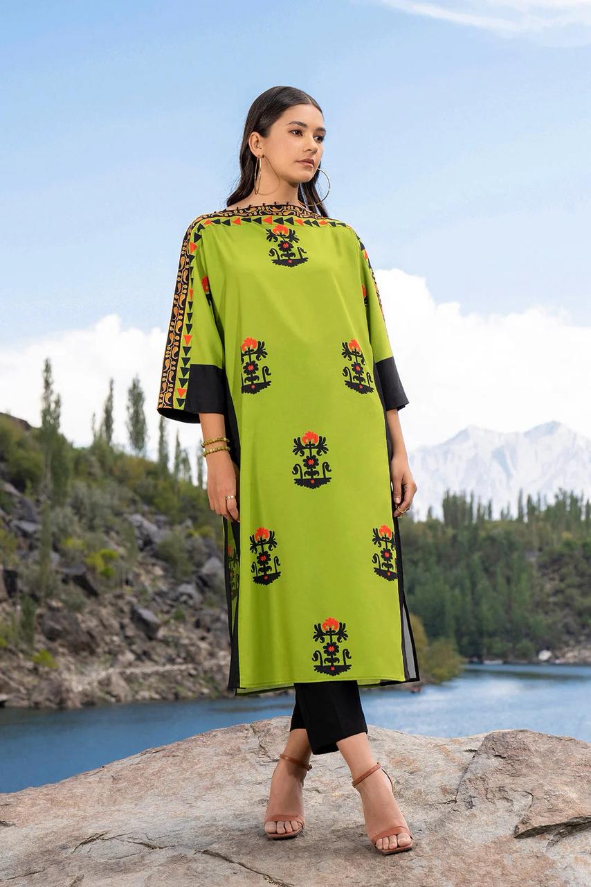 Unstitched 2pcs Digital Printed Set - UN-818