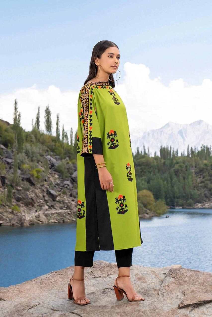 Unstitched 2pcs Digital Printed Set - UN-818