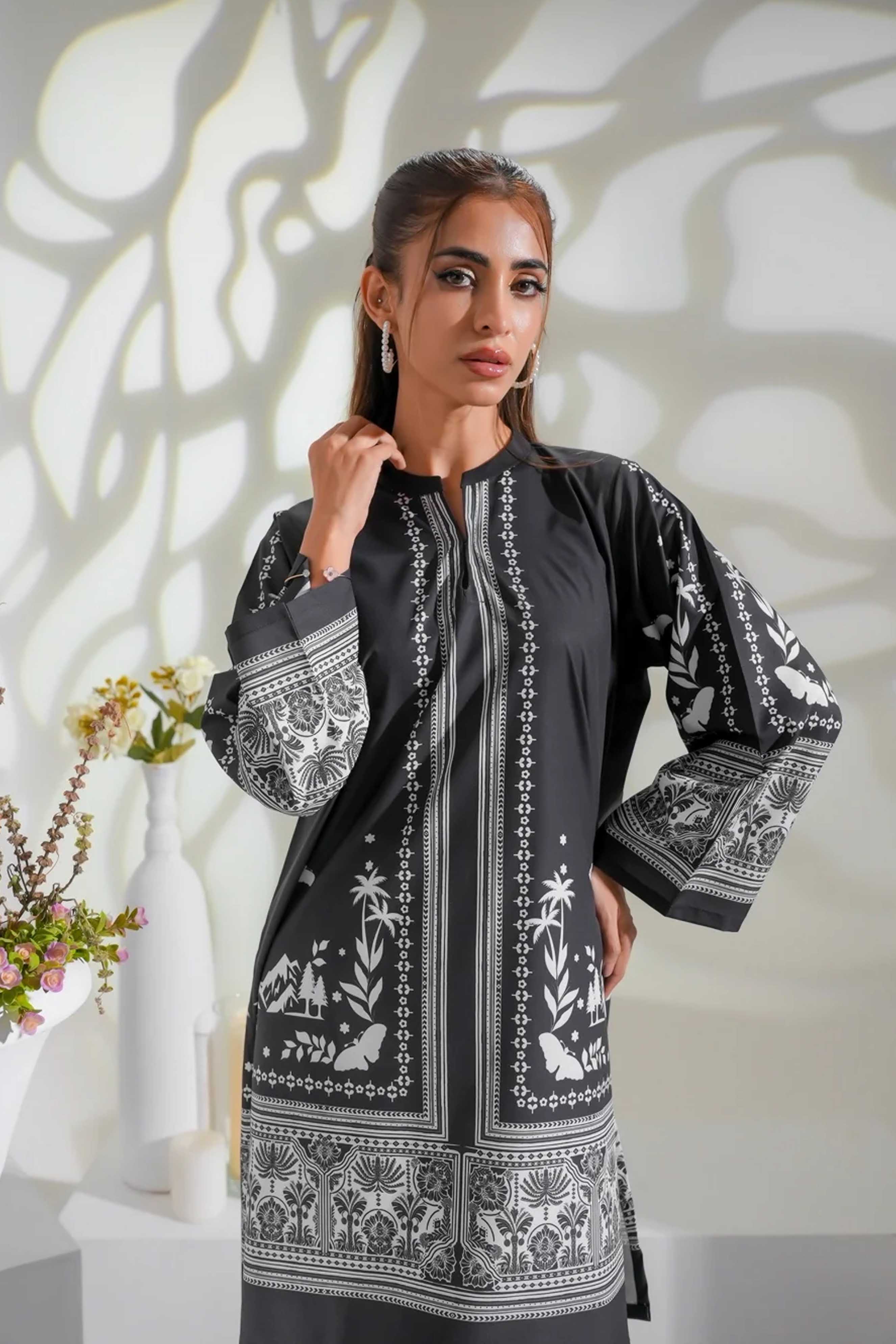 Unstitched 2pcs Digital Printed Set - UN-819