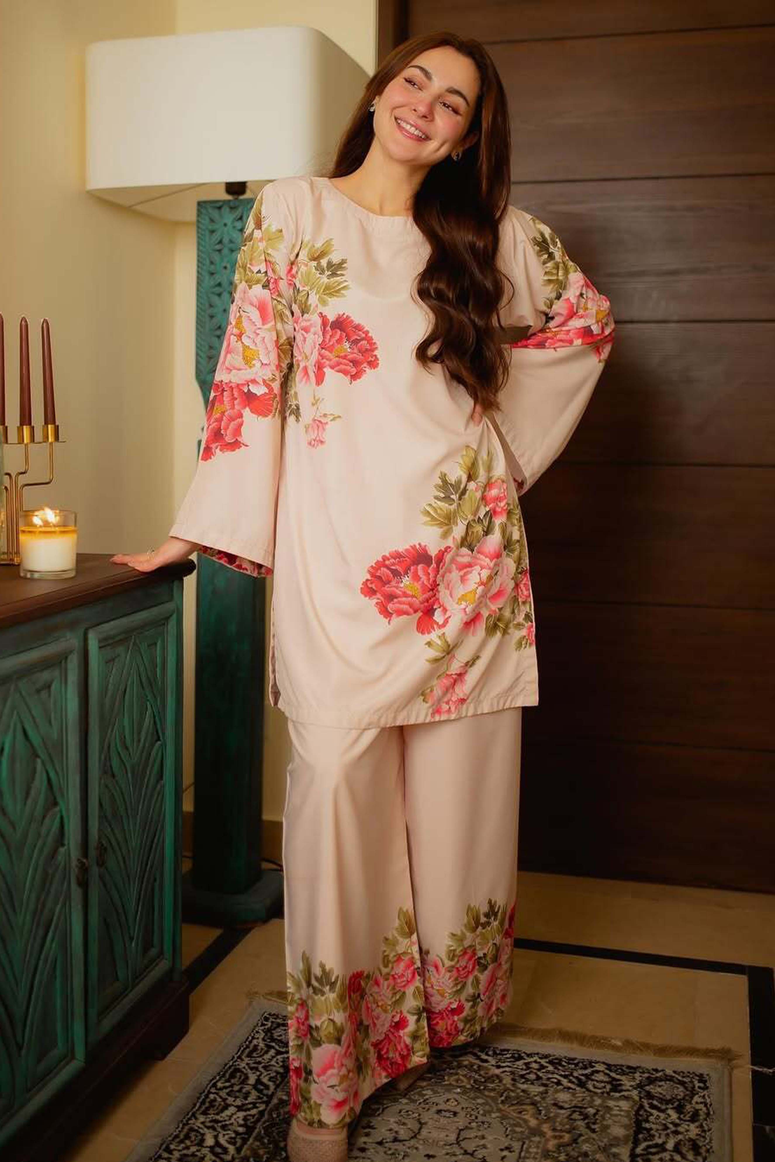 Hani Amir Trending Co-Ord Set Digital Printed - 821