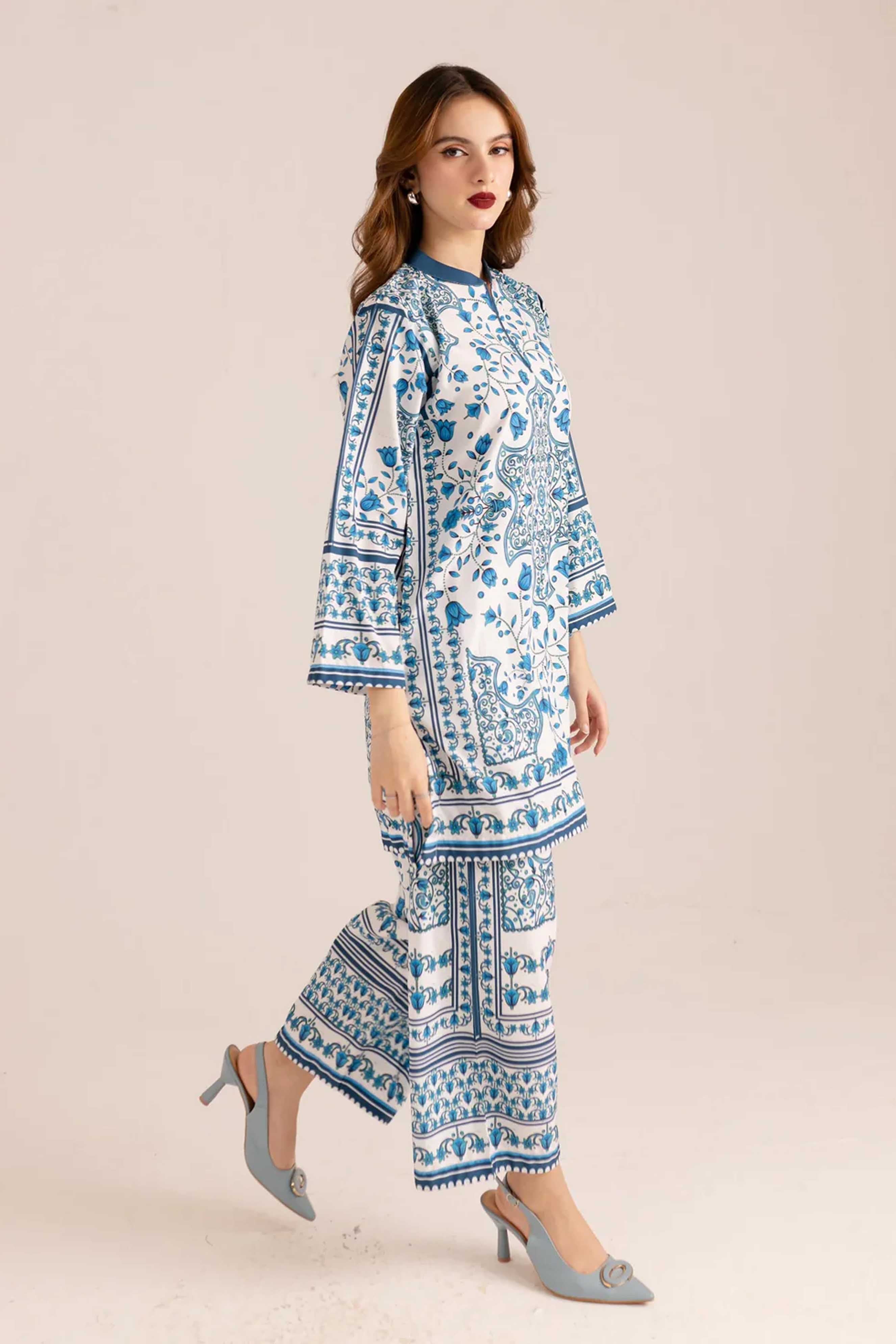 Unstitched 2pcs Digital Printed Set - UN-824