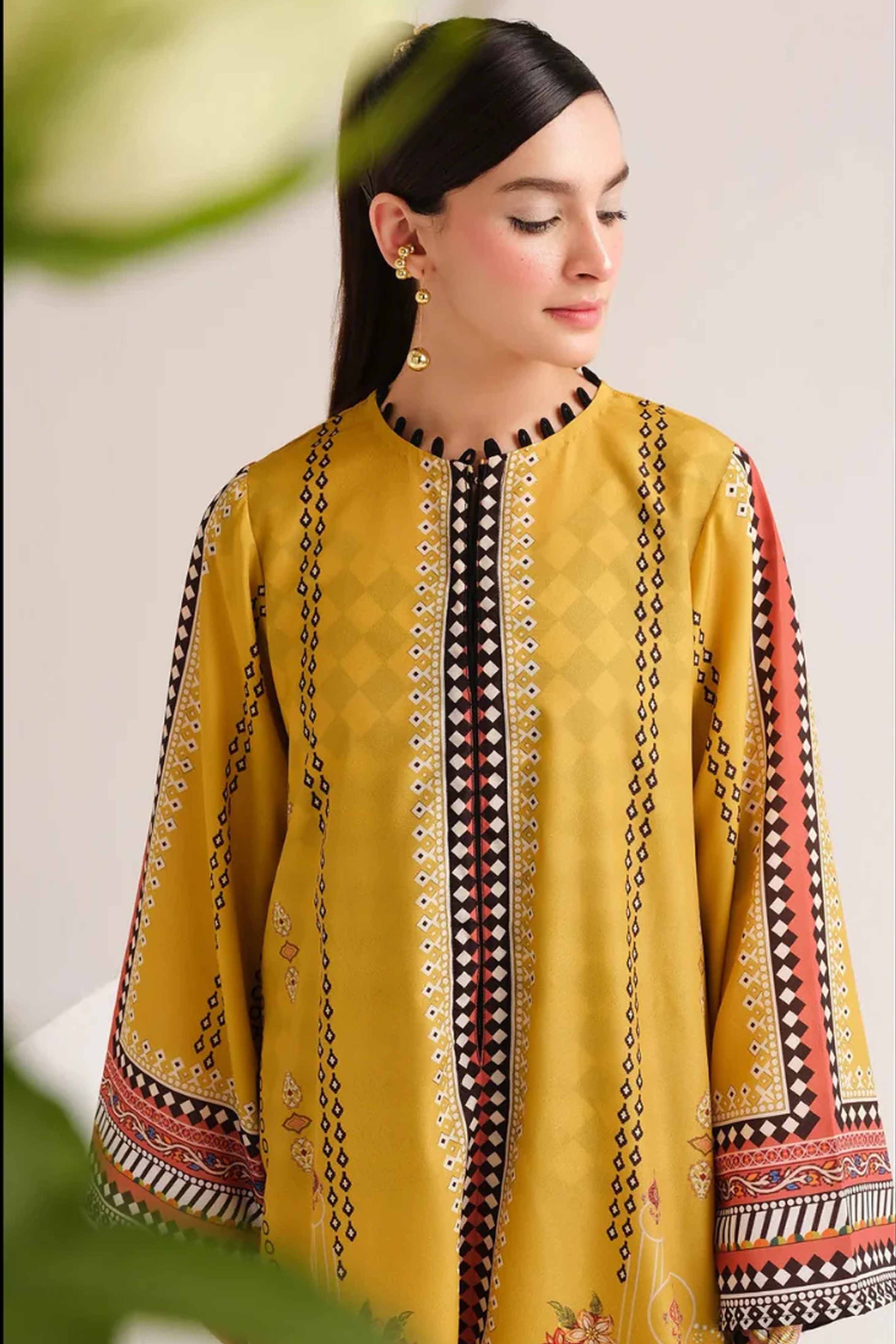 Unstitched 2pcs Digital Printed Set - UN-825