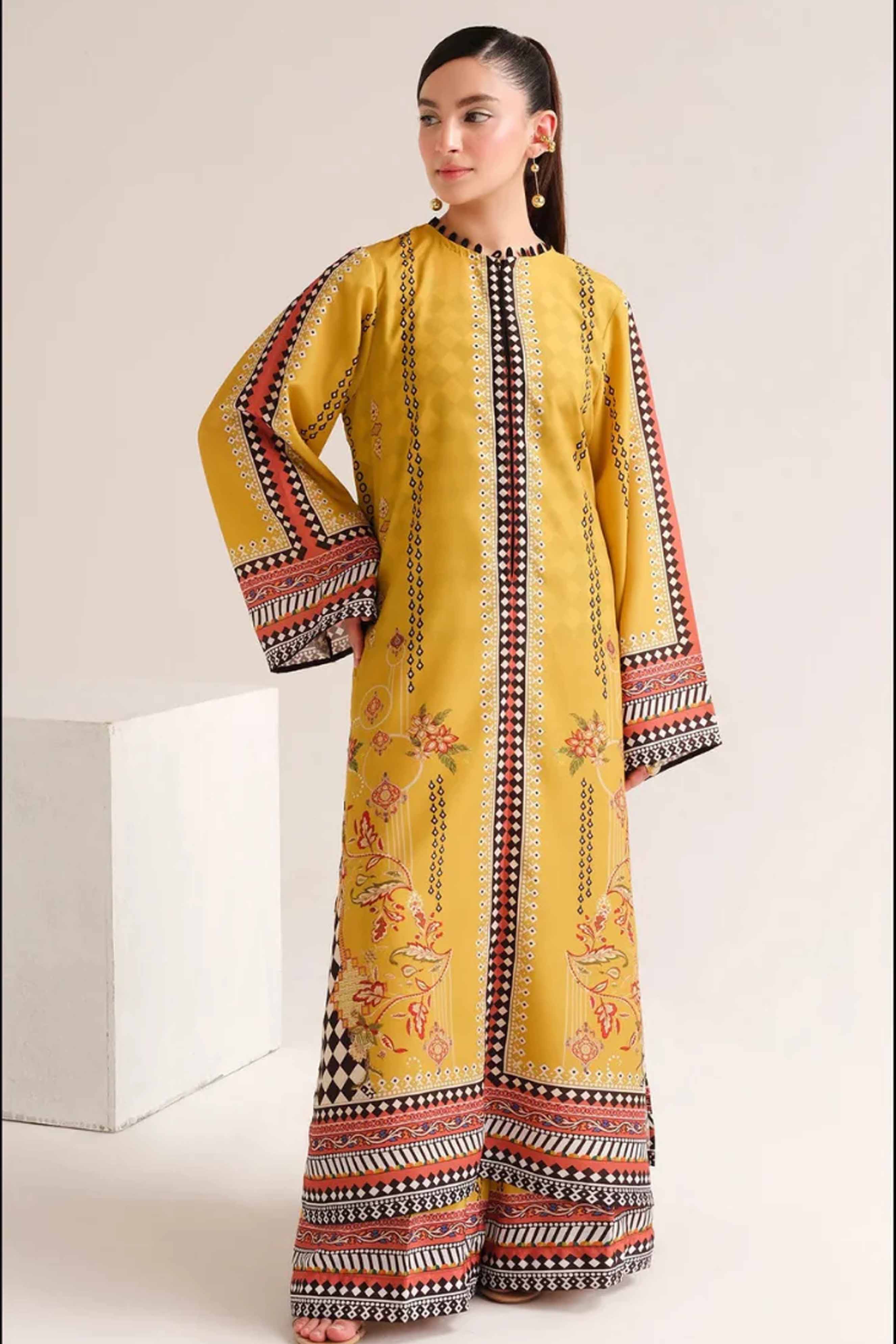 Unstitched 2pcs Digital Printed Set - UN-825