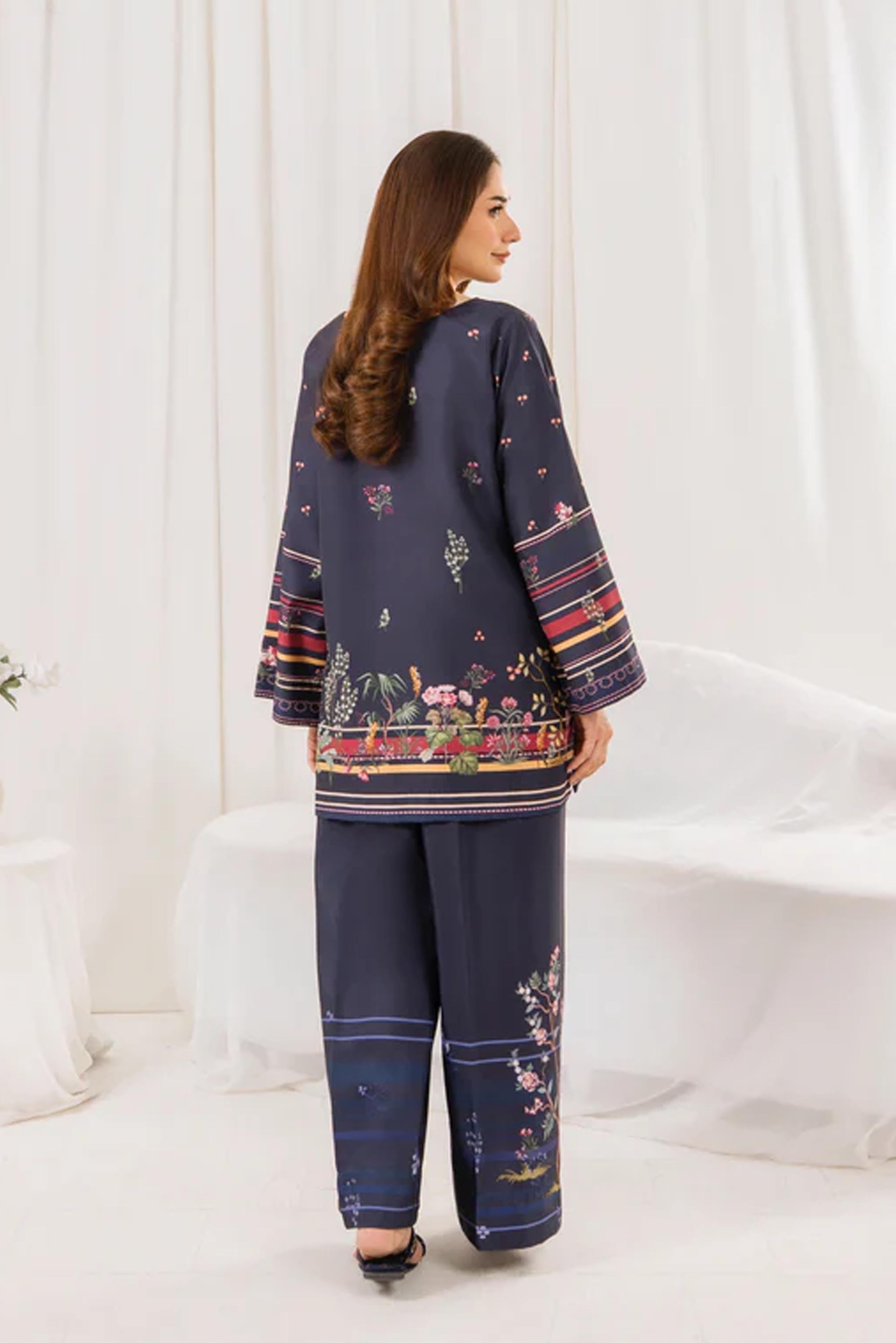 Unstitched 2pcs Digital Printed Set - UN-831