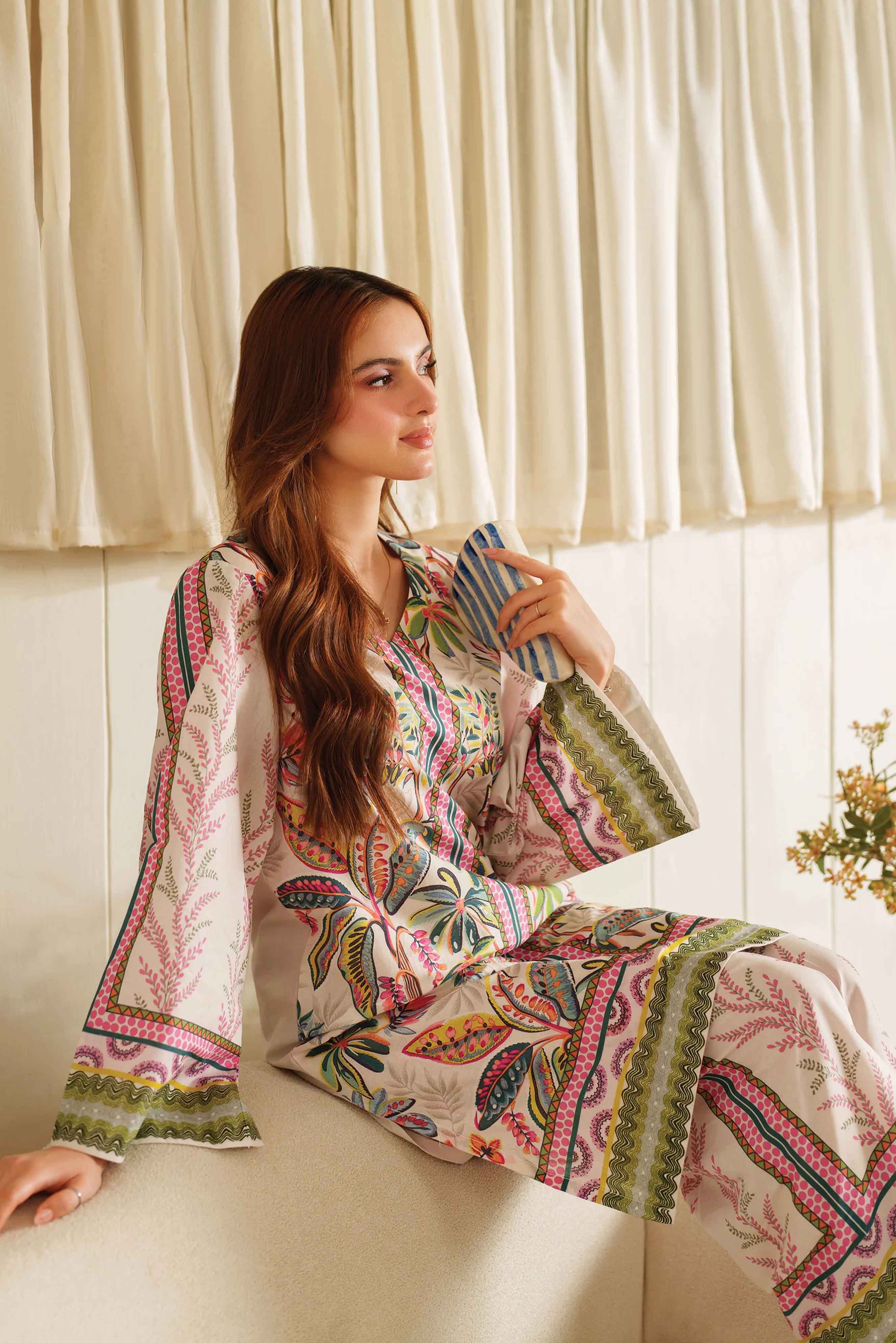 Most Loved Digital Printed Dress 2Pcs - 834