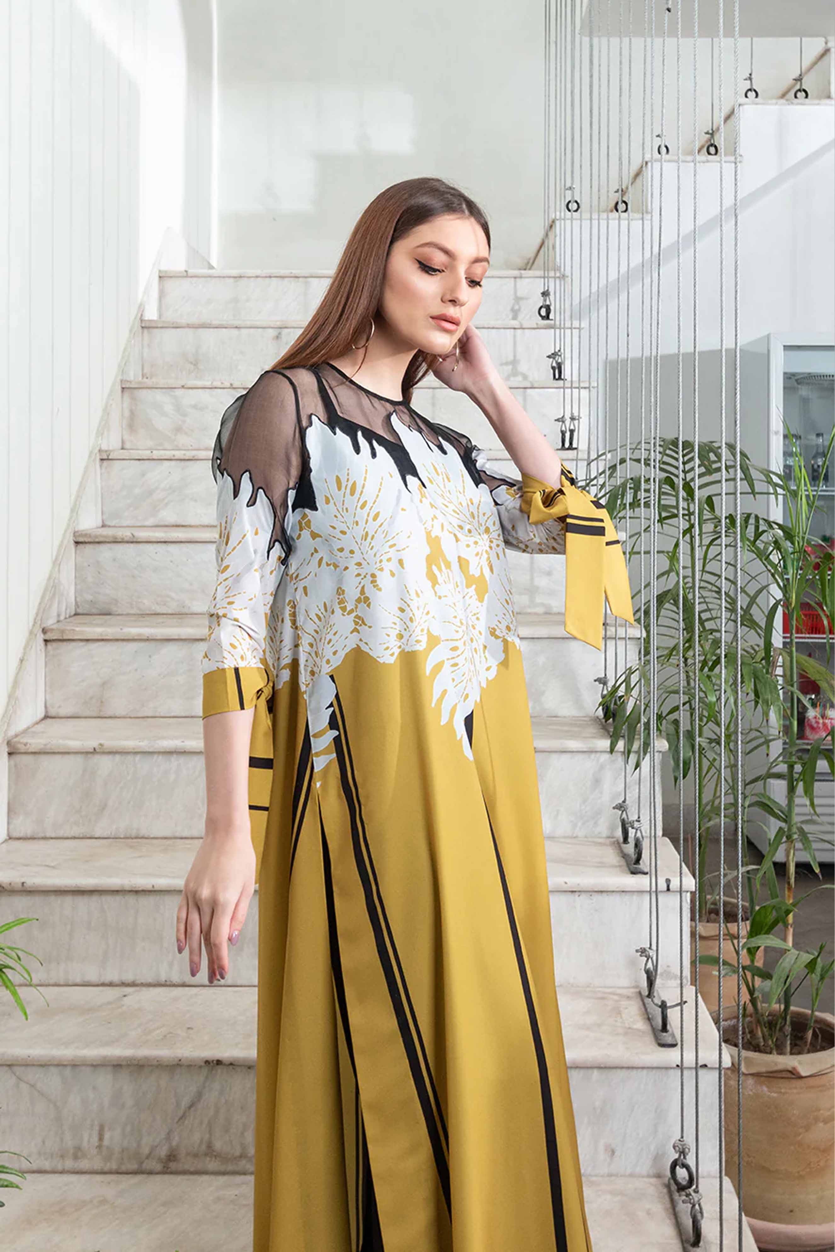 Digital Printed Dress 2PC - 837