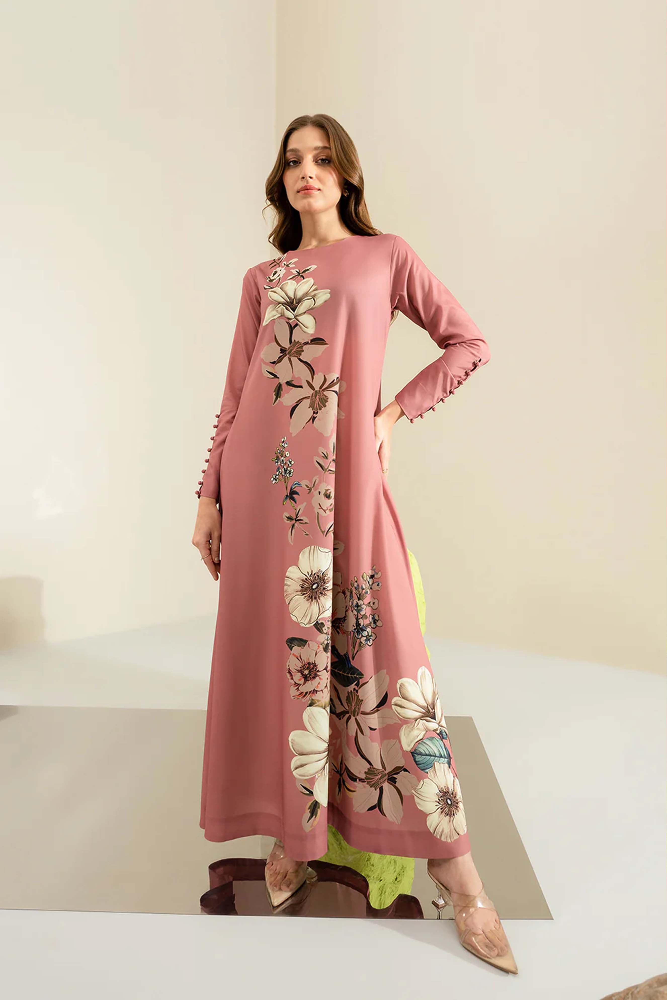 Digital Printed Dress 2PC - 840
