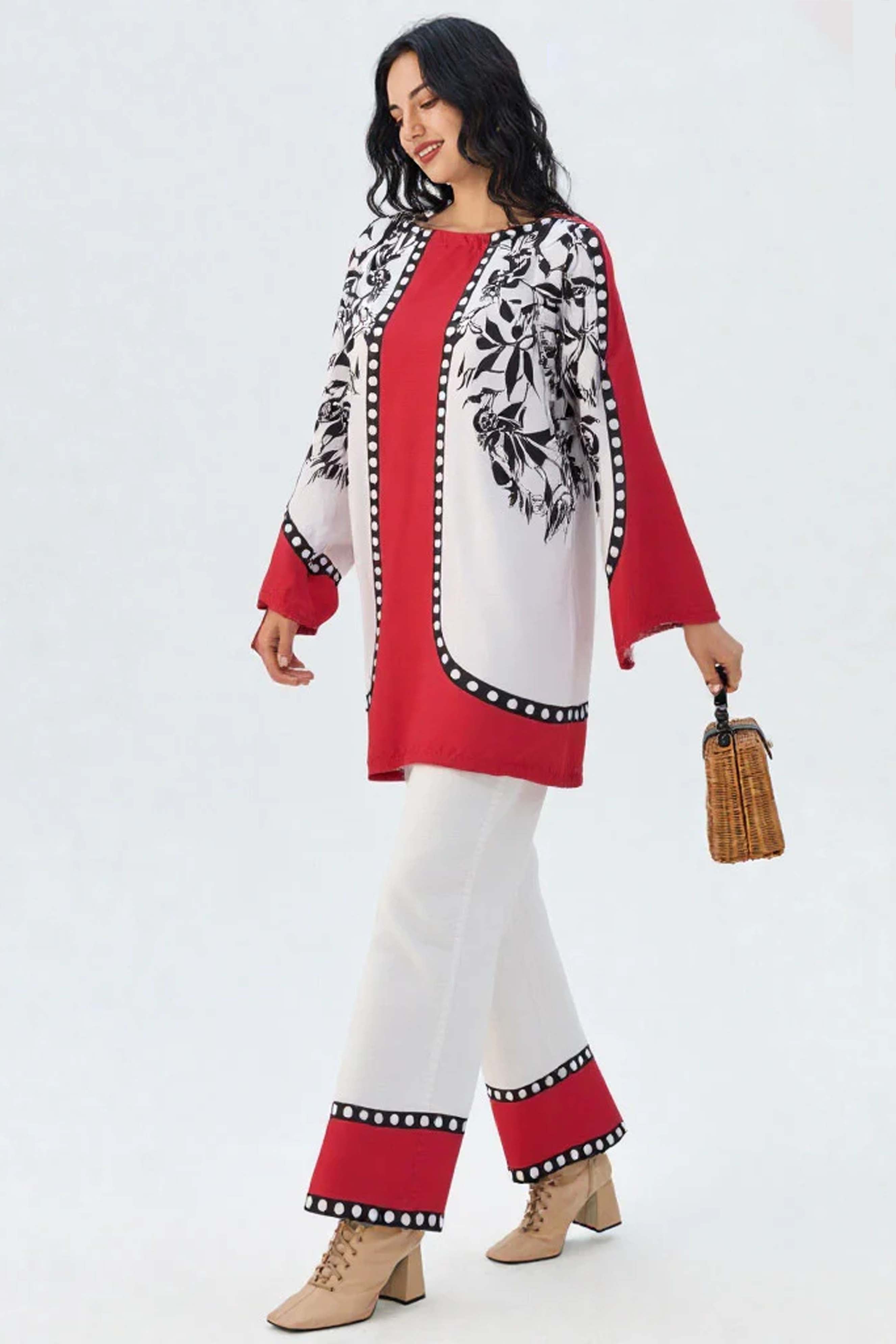 Digital Printed Dress 2PC - 842