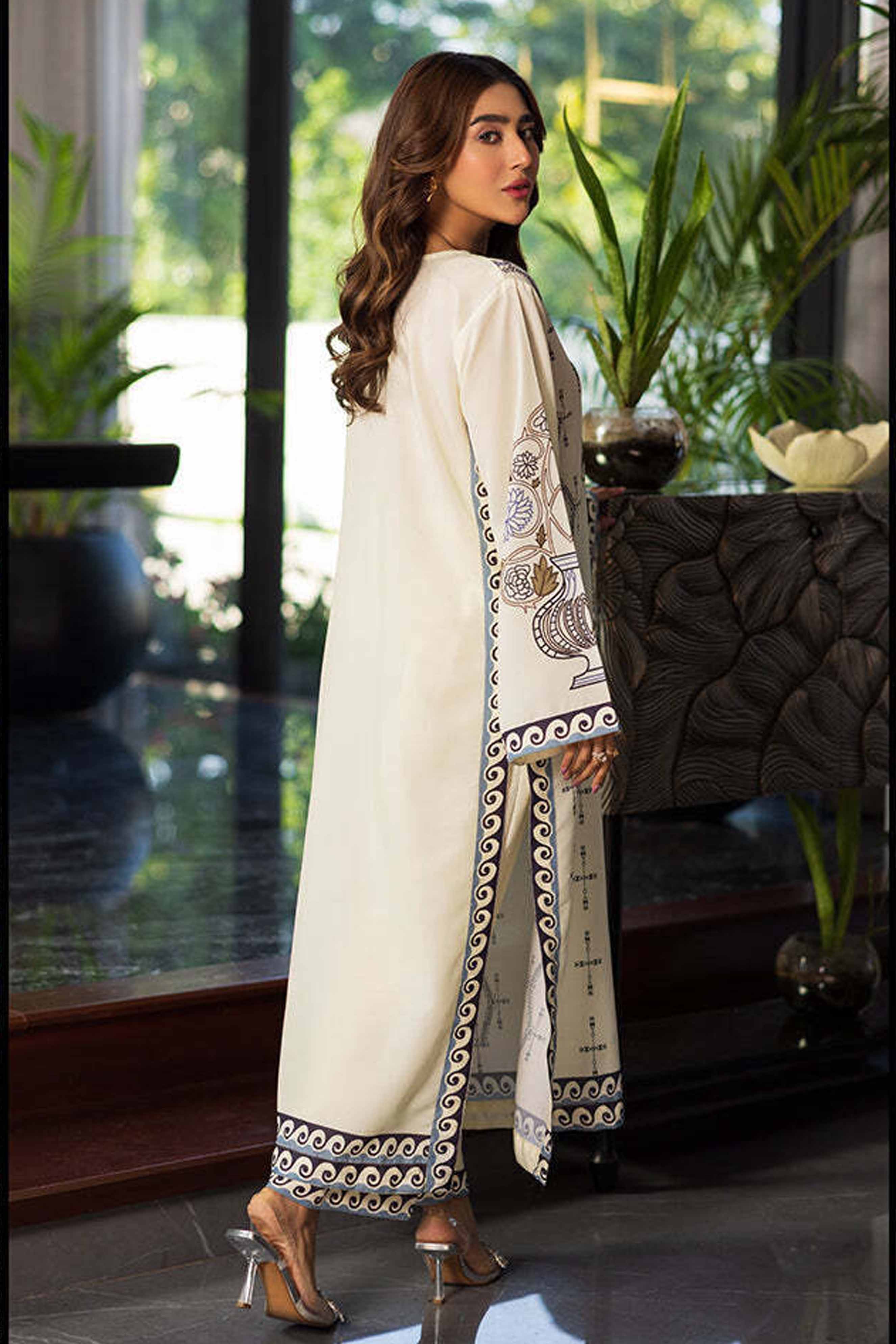 Digital Printed Dress 2PC - 847