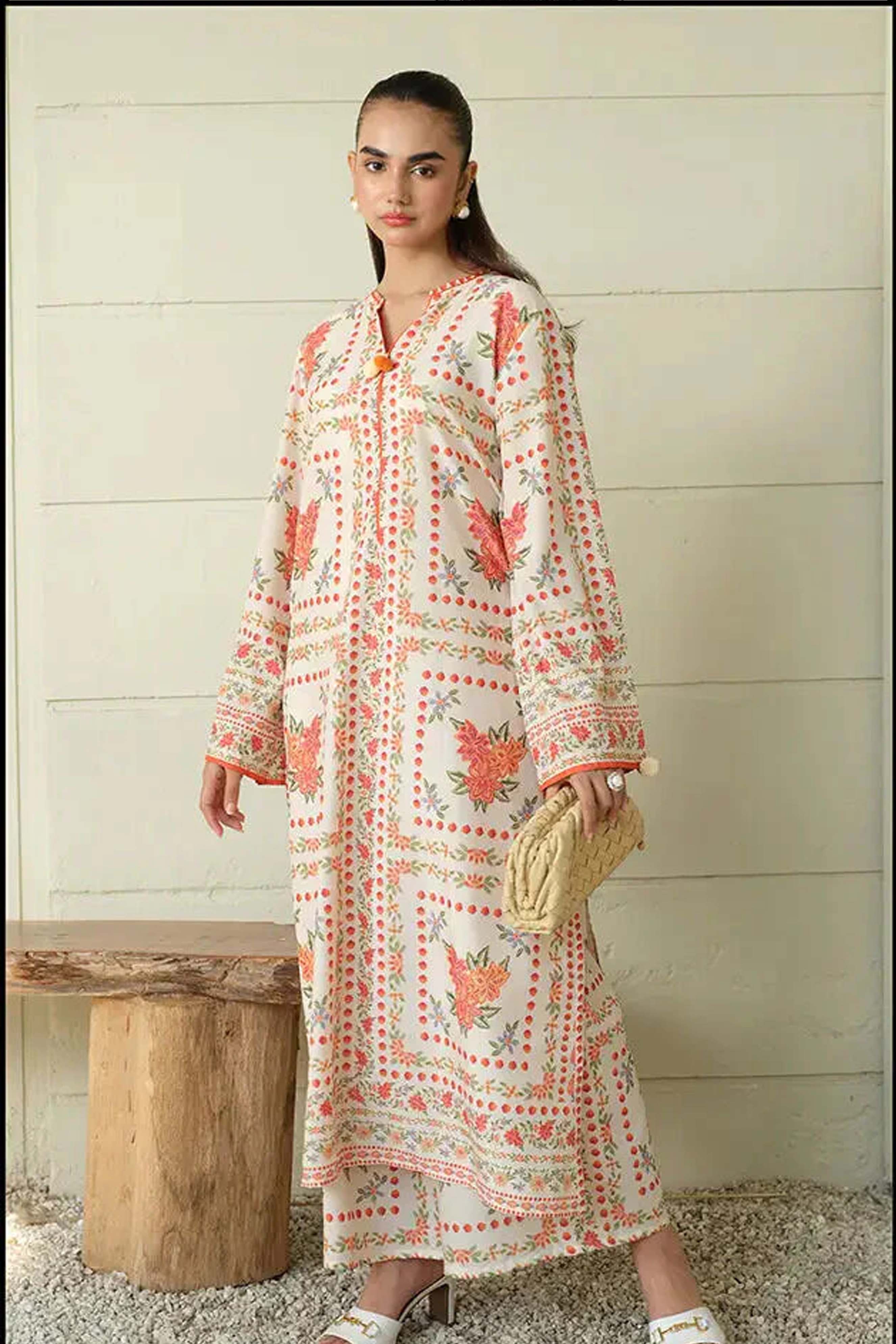 Digital Printed Dress 2PC - 850