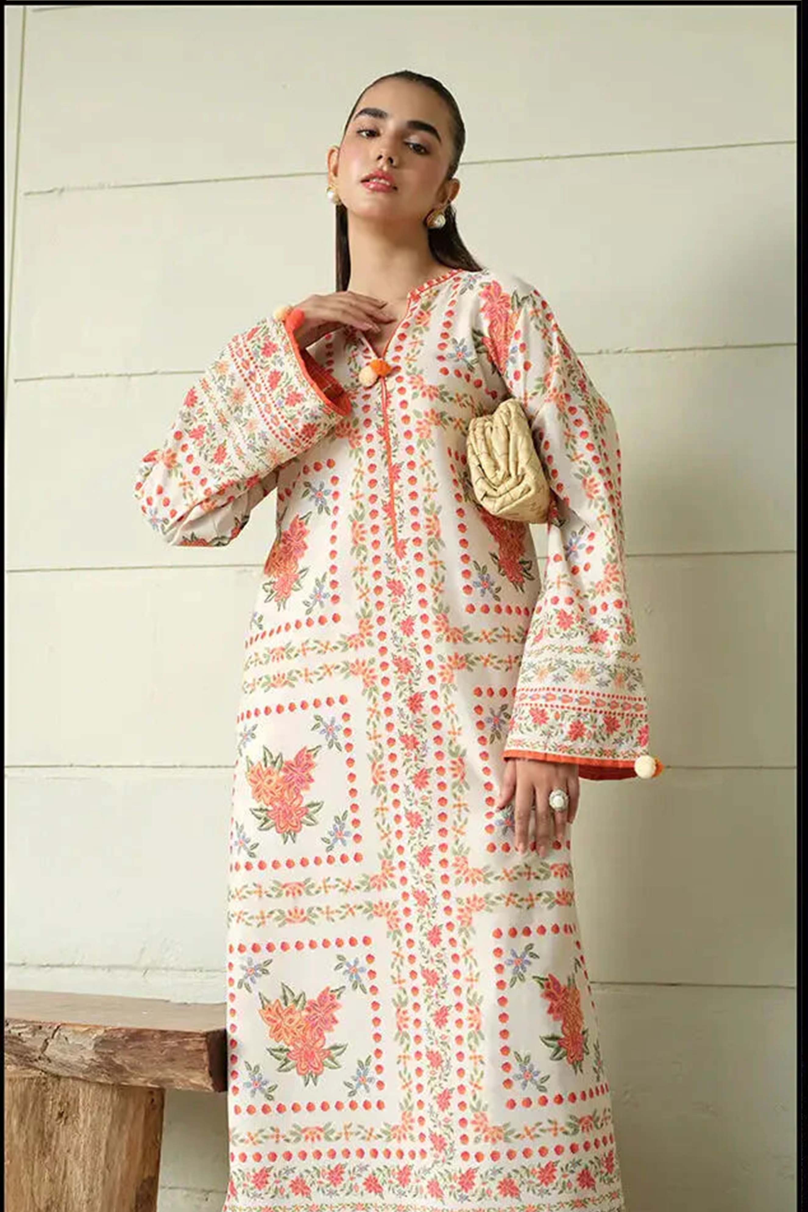 Digital Printed Dress 2PC - 850