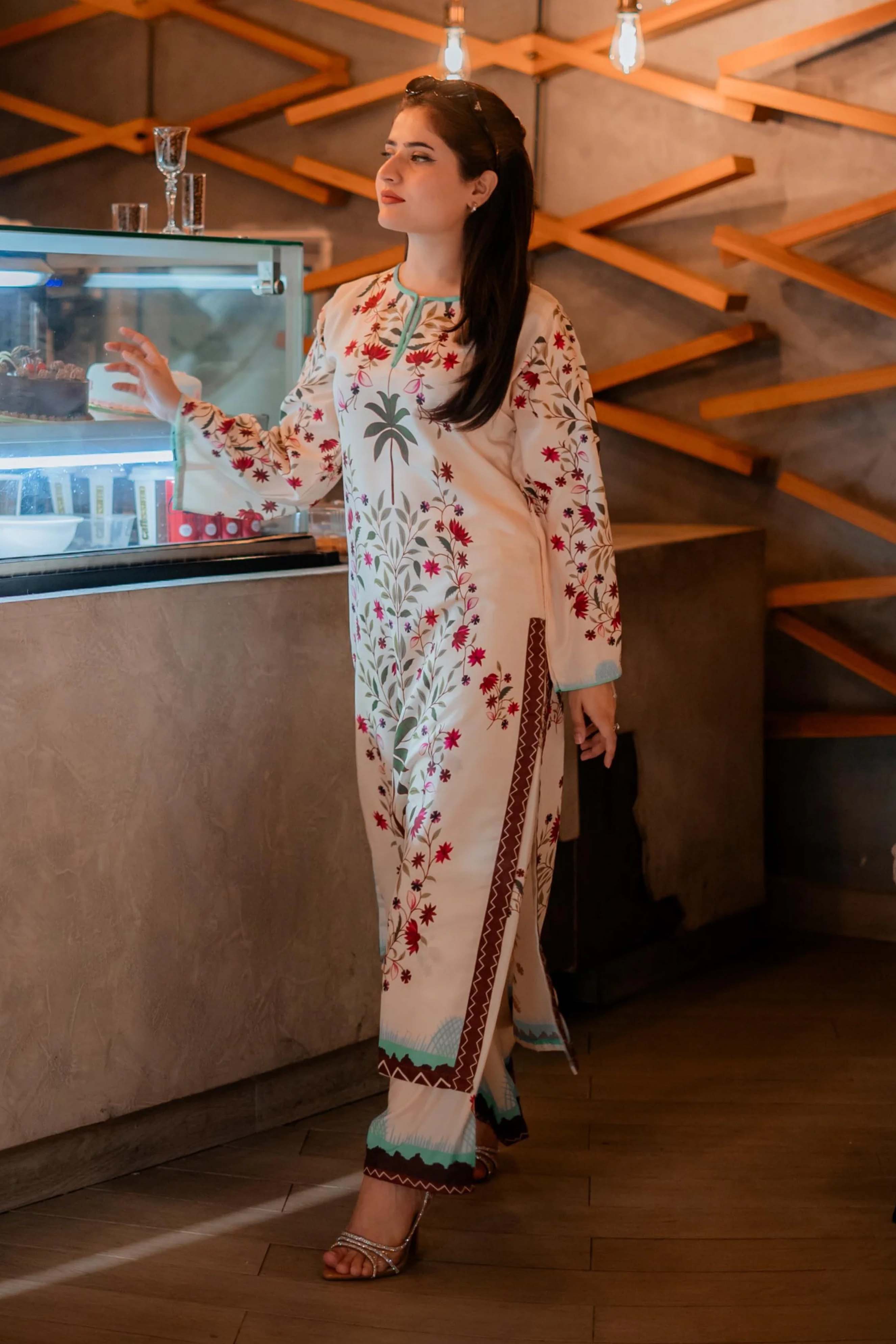 Digital Printed Dress 2PC - 851