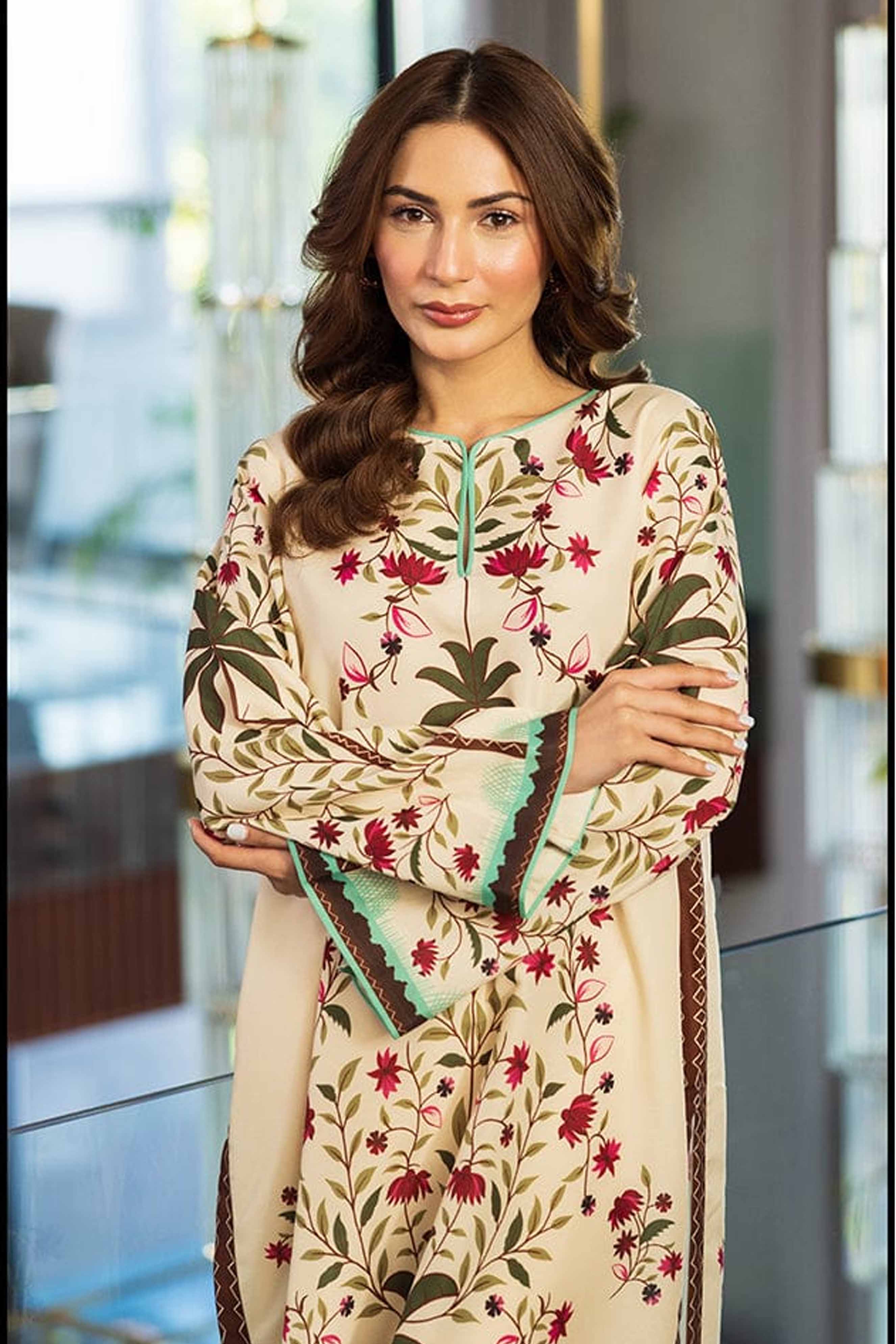 Digital Printed Dress 2PC - 851
