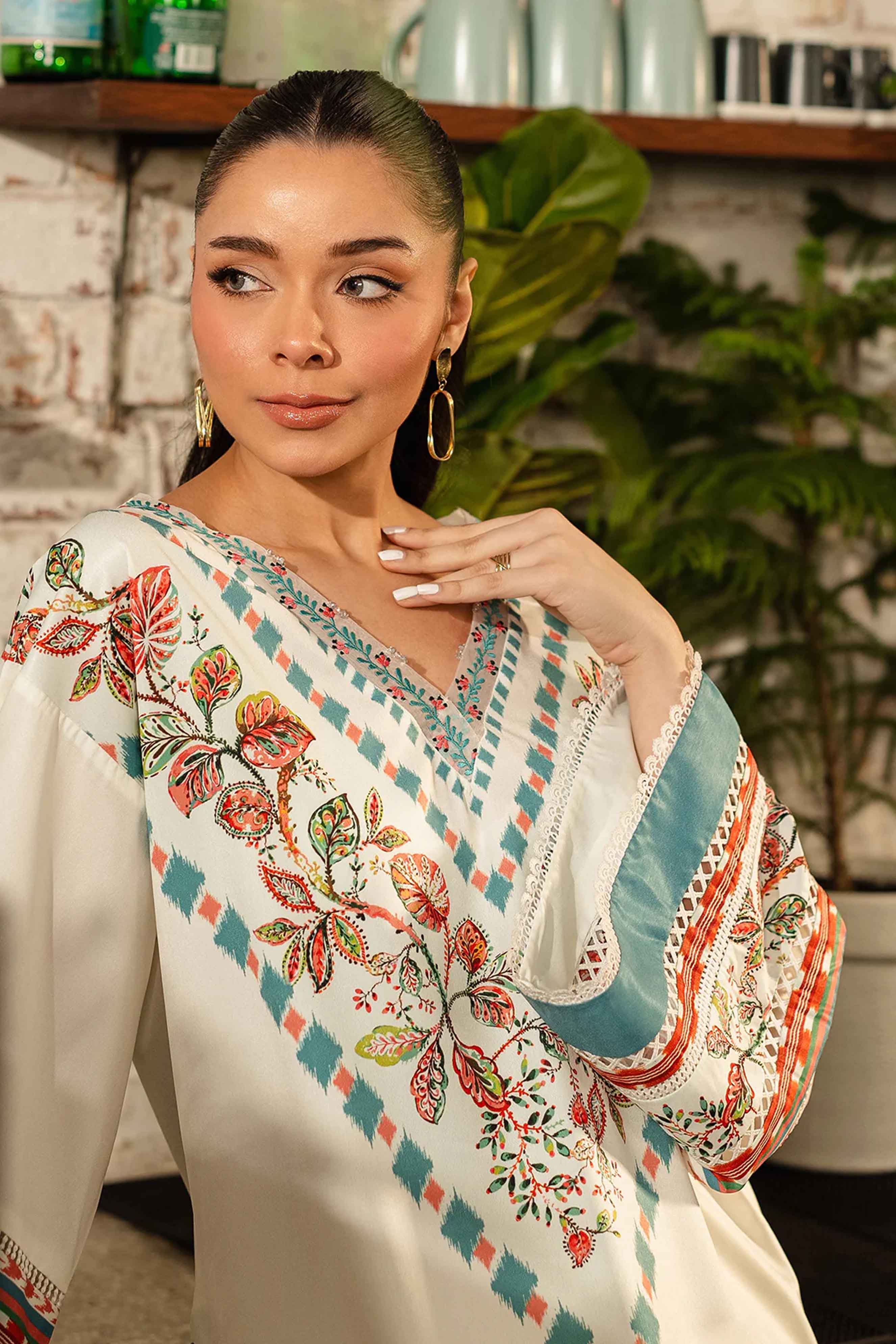 Digital Printed Dress 2PC - 856
