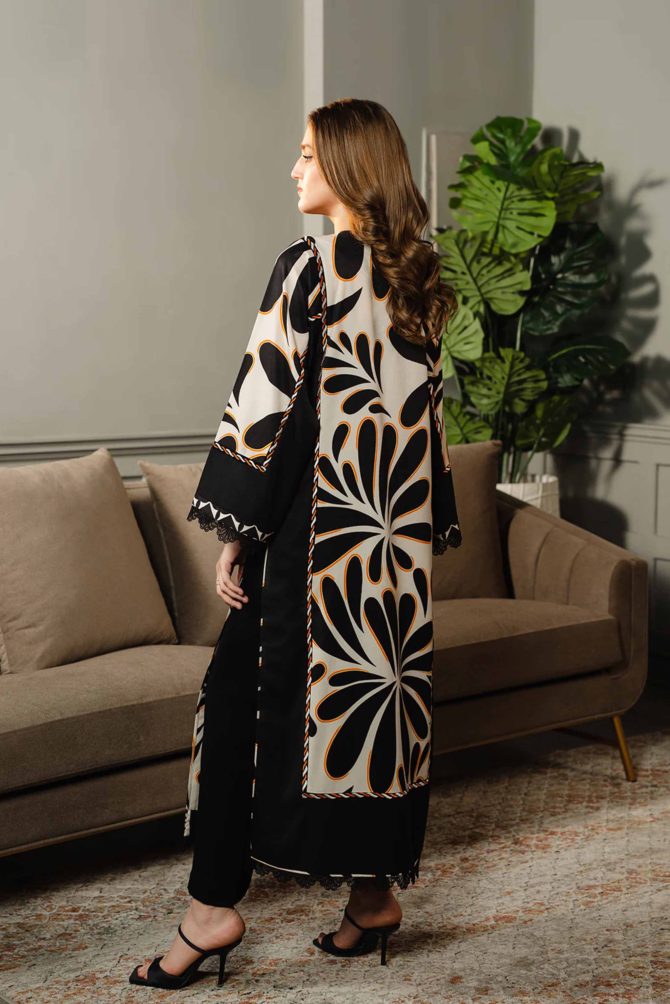 Digital Printed Dress 2PC - 859