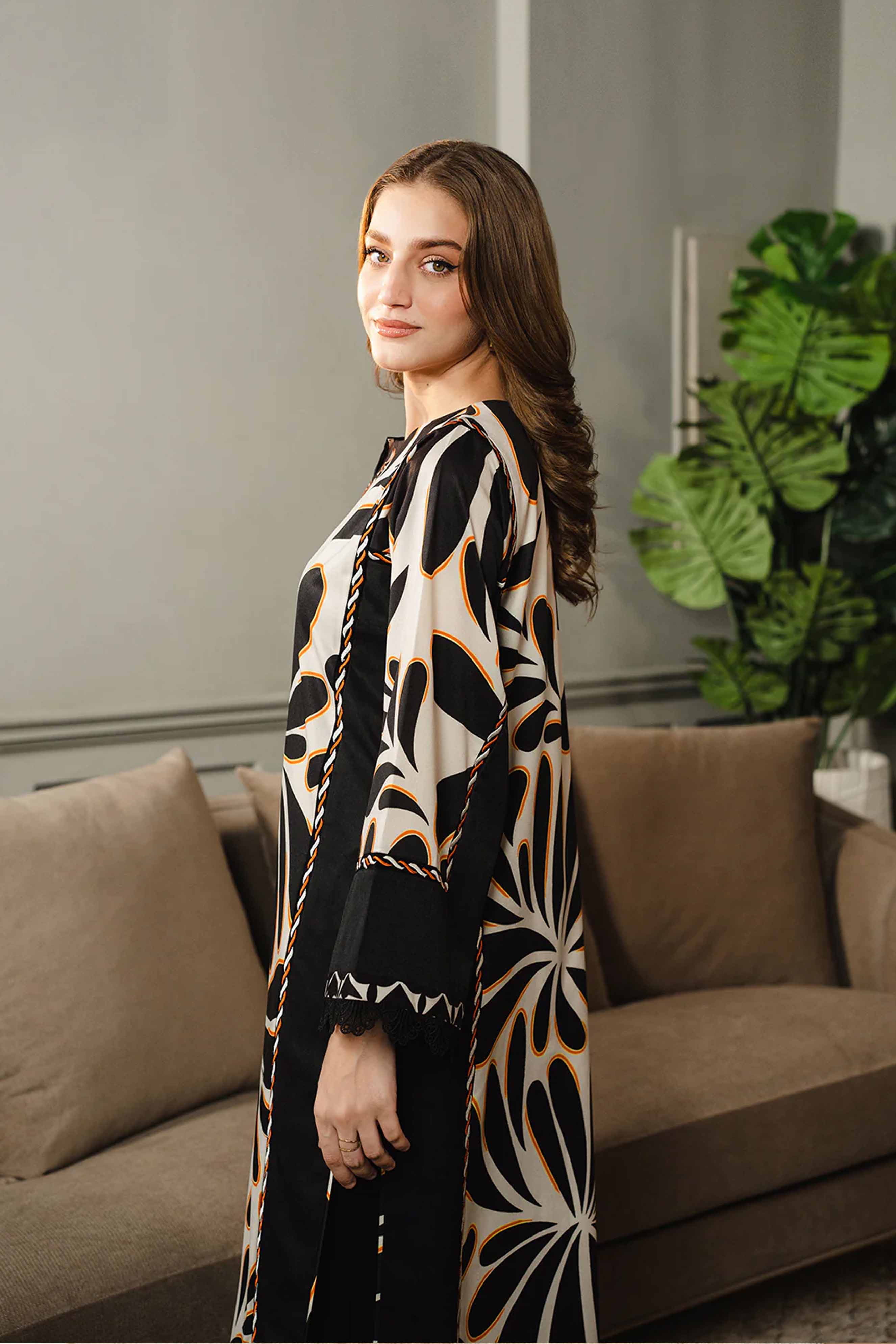 Digital Printed Dress 2PC - 859