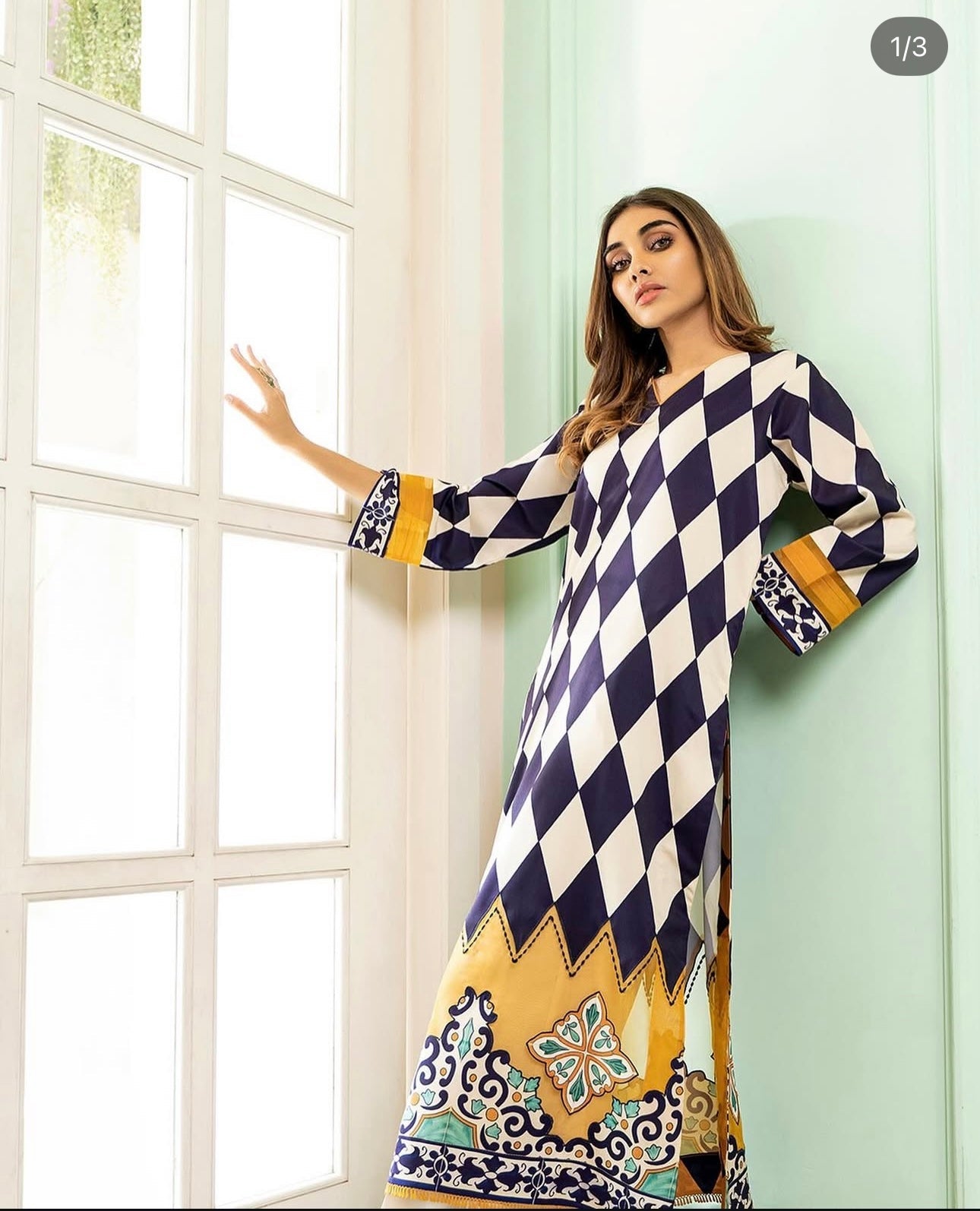 Unstitched 2pcs Digital Printed Set - UN-806