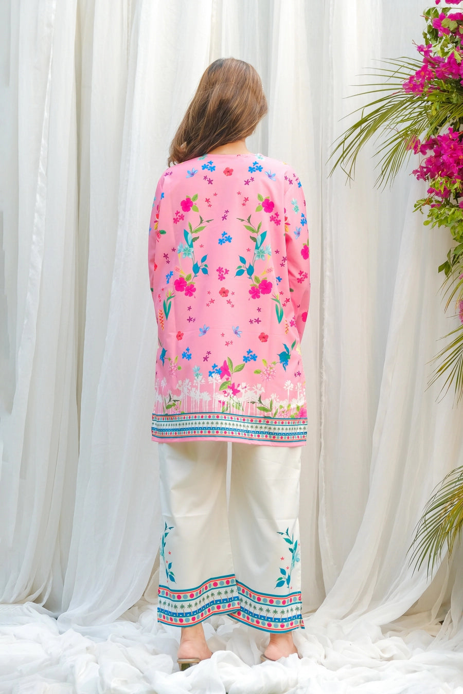 Unstitched 2pcs Digital Printed Set - UN-803