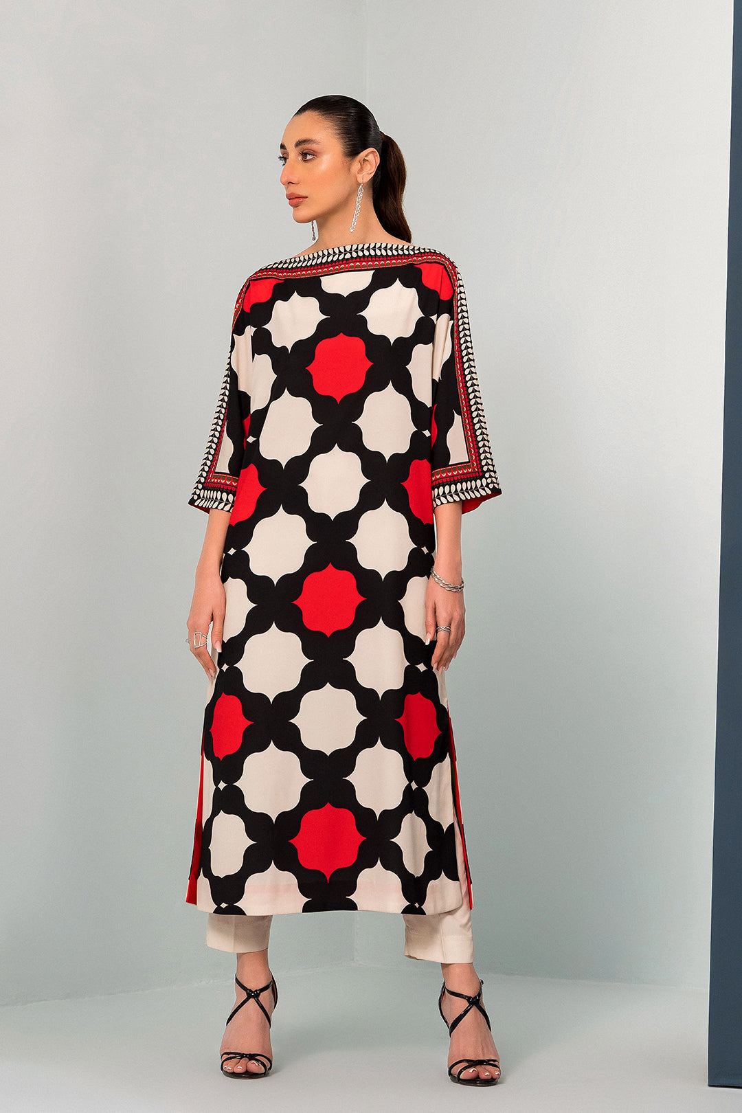 Unstitched 2pcs Set Digital Printed Poly Lawn- UN-801