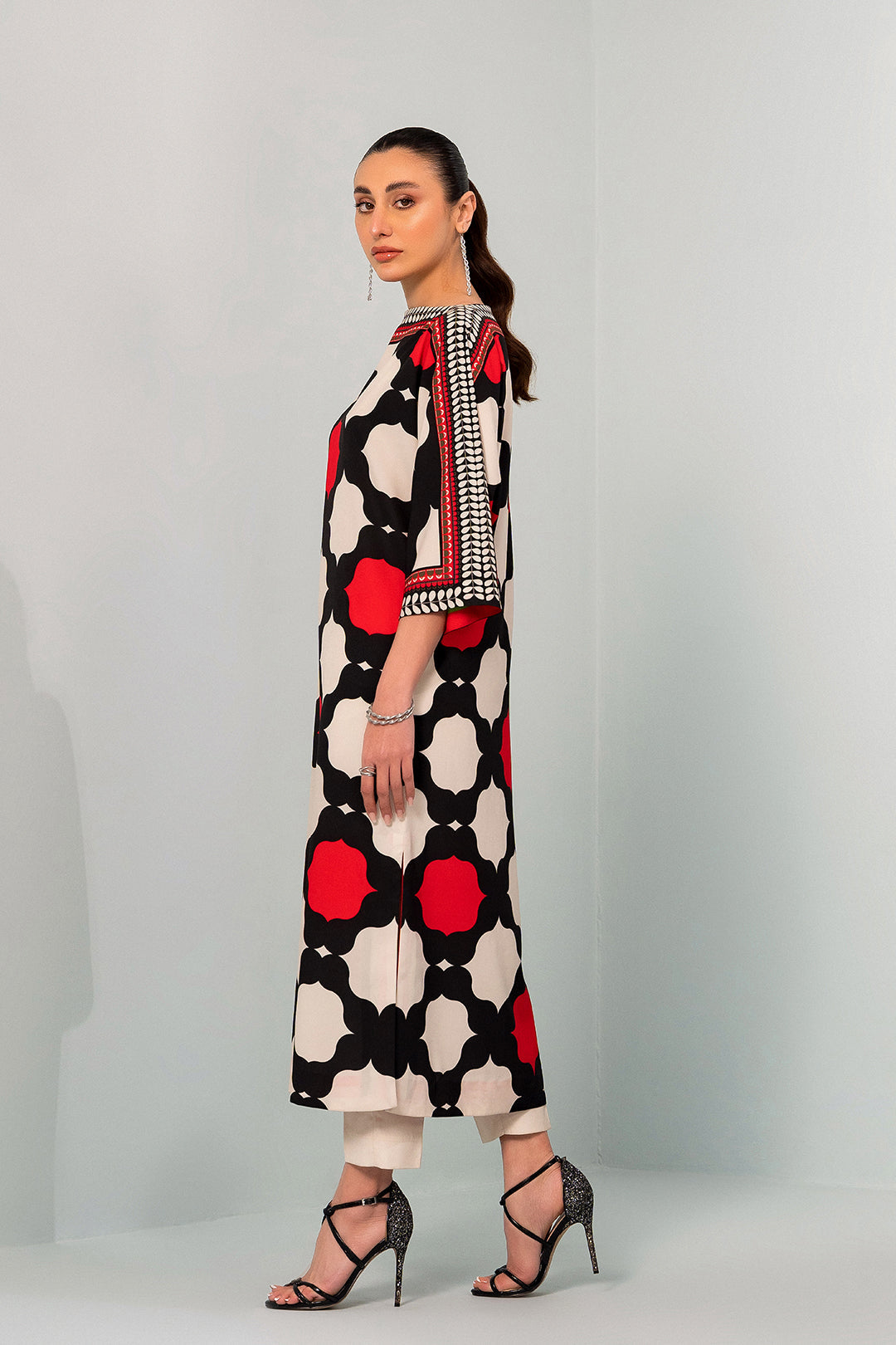 Unstitched 2pcs Set Digital Printed Poly Lawn- UN-801