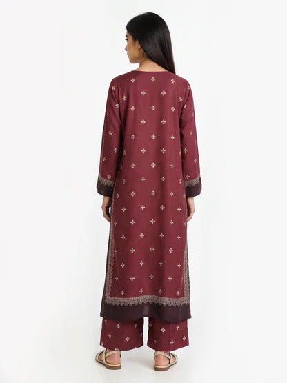 Maroon Color Bana Doria Lawn 2PC - 872