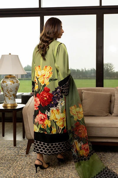 LULU Best Seller Printed Dress 2PC - 860