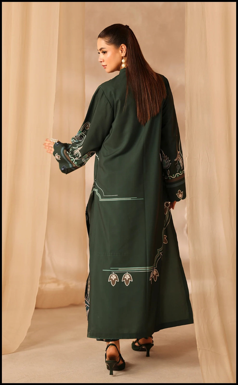 Digital Printed Dress 2PC - 857