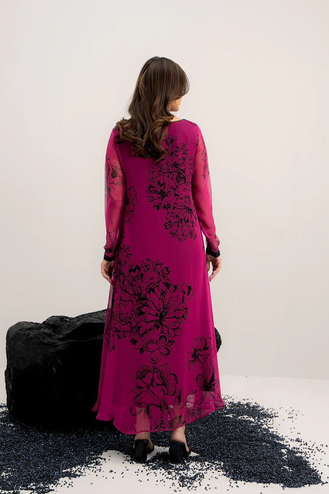 Digital Printed Dress 2PC - 855