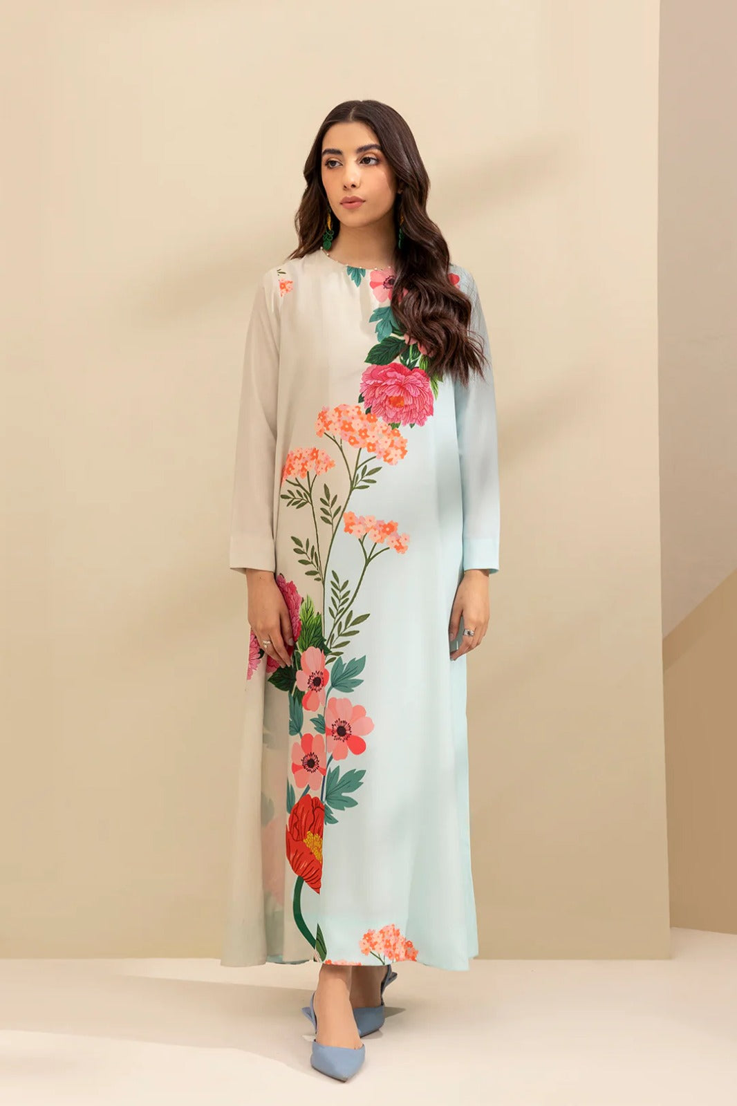 Digital Printed Dress 2PC - 849