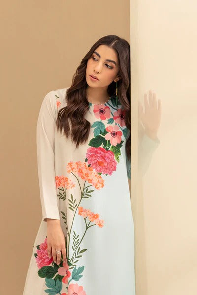 Digital Printed Dress 2PC - 849