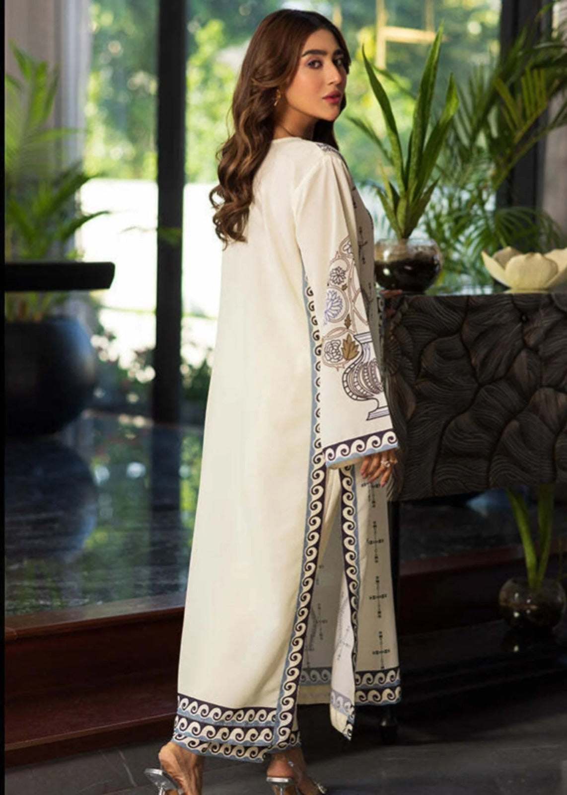 Digital Printed Dress 2PC - 847