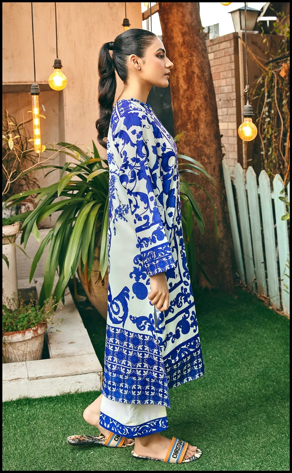 Digital Printed Dress 2PC - 846
