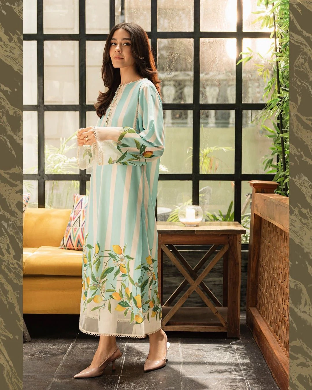Digital Printed Dress 2PC - 845