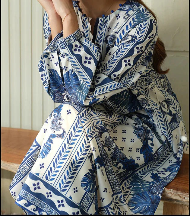 Digital Printed Dress 2PC - 844