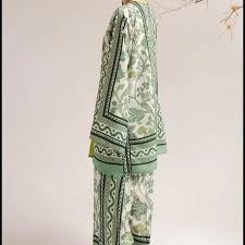 Digital Printed Dress 2PC - 843
