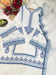 Aizel 3PC Stitched Dress