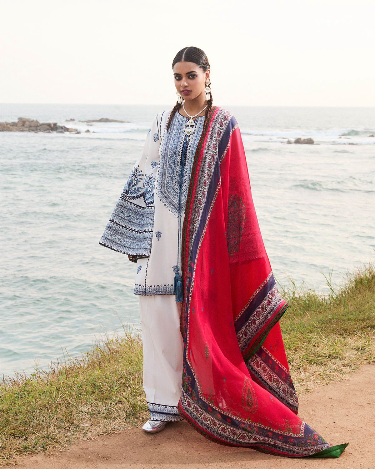 Pashmina Bloom Embroidered 3-Piece Winter Set