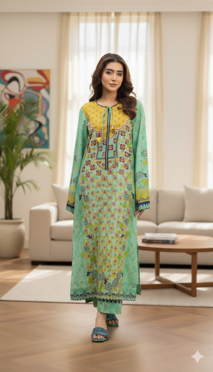 Tropical Bloom Digital Co-ord Set - 2 Piece